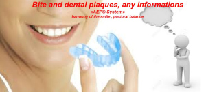 bite and dental plaques